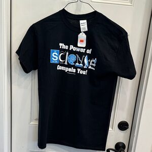NWT Gildan Black Science Graphic Tee